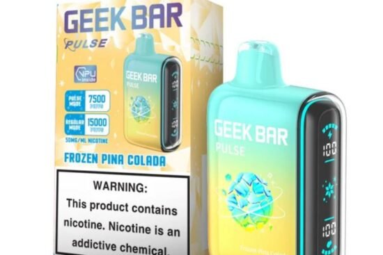 Enjoy a tropical escape with the Geek Bar Pulse Frozen Pina Colada which is a brilliant product from Geek Bar Pulse 15K Puffs Lineup, a disposable vape offering the sweet and refreshing taste of pineapple blended with a smooth coconut finish.