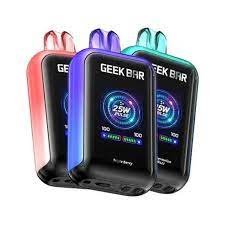 The Geek Bar Sky View 25000 Puffs is an innovative vaping device that offers an unmatched vaping experience. Designed with a sleek 1.8-inch TFT display and an adjustable airflow system